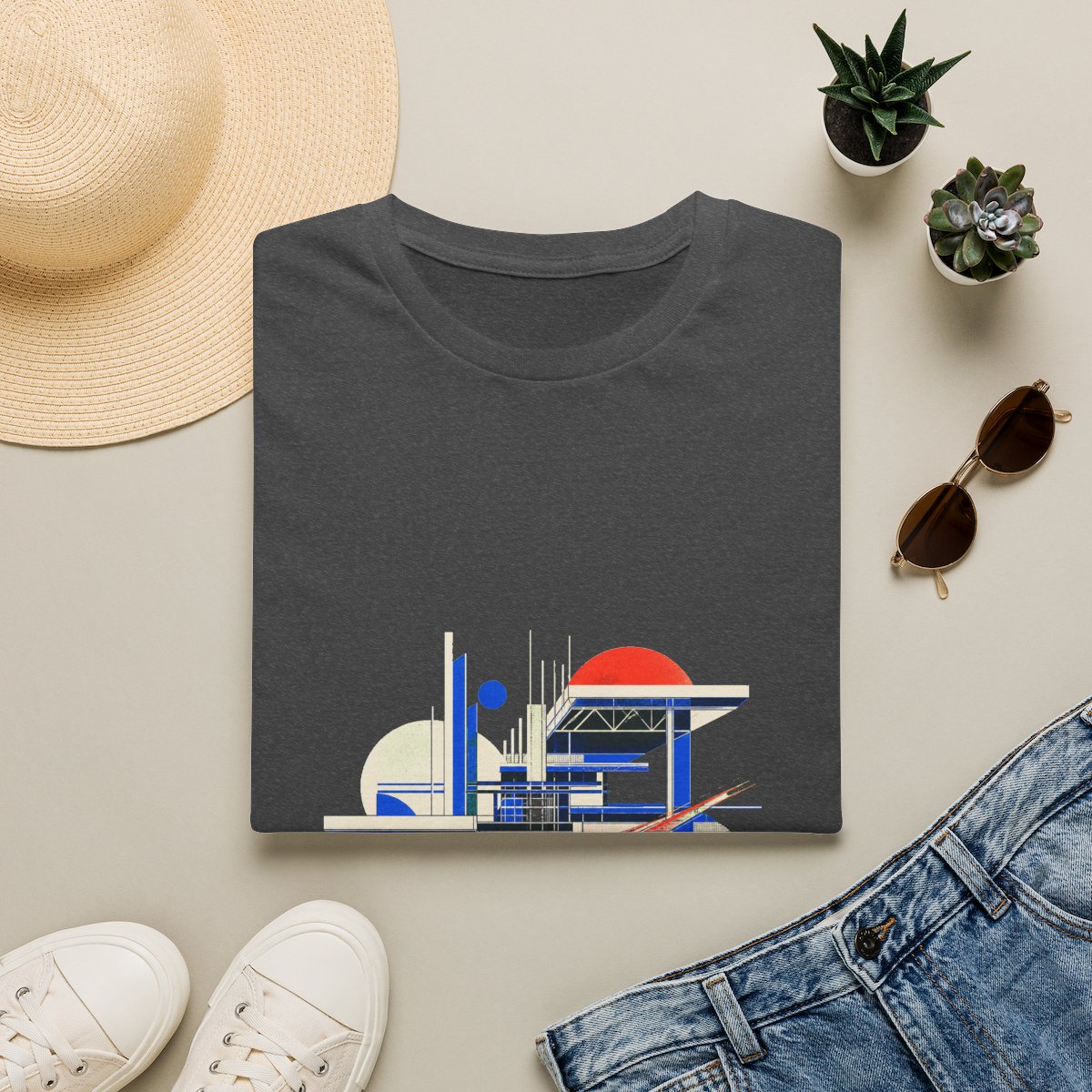 Folded Night Transit graphic T-shirt from SHRTWRKS