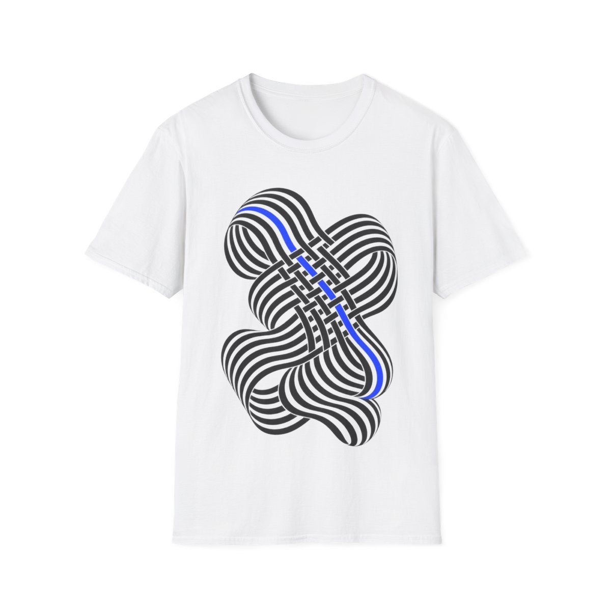 Optic Relay graphic on a White shirt